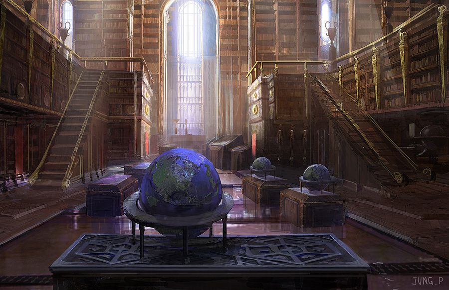Sa bibliothèque