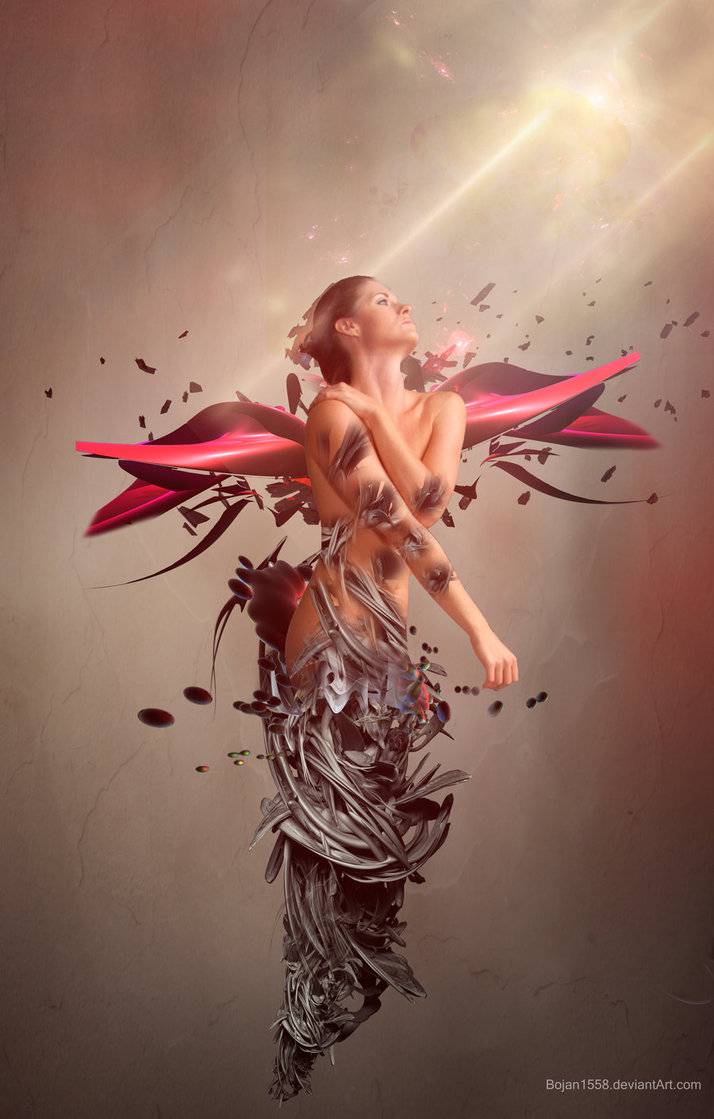 La petite fille et ses blessures